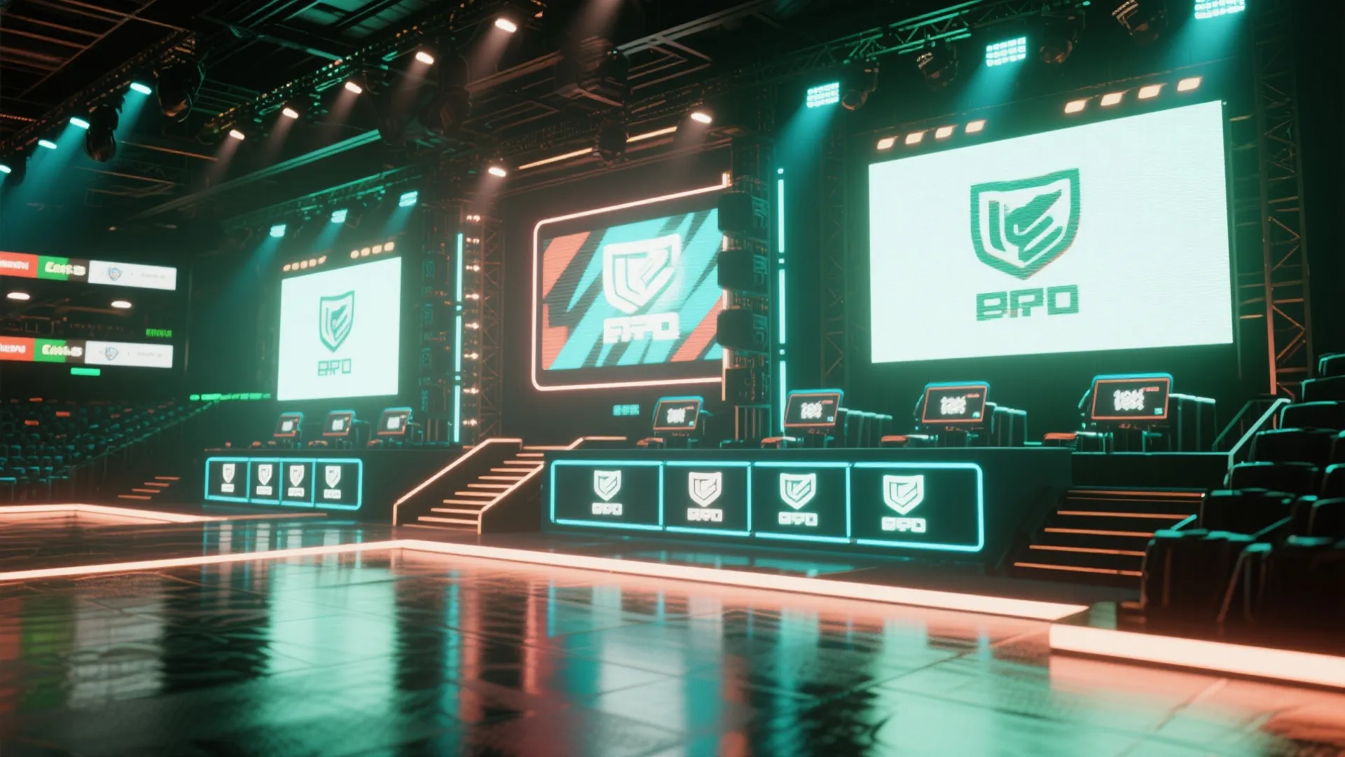 英雄联盟电竞赛事现场